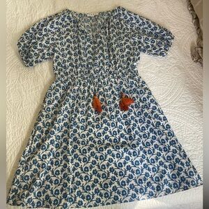 THML block print mini dress Medium